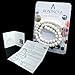 BEADNOVA 8mm Color Lava Beads Natural Crystal Stone Gemstone Round Loose Energy Healing Beads for Jewelry Making (8mm, 48-50pcs, White)
