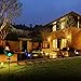 Solar Pathway 5 Colors Lights Outdoor - Moon Crackle Glass Globe Garden Stake Metal Lights, Led Solar Landscape Lights, Waterproof Auto On/Off Sun Powered Lighting Garden Decor, Patio