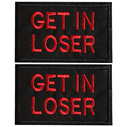 GYGYL 2Pcs Tactical Flag Patch-GET in LOSTER, Hook Fastener American Military Patches Set for Tactical Caps, Bags, Backpacks, Tactical Vest, Military Uniforms