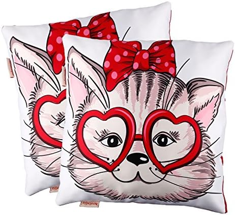 Cushion Cover Set of 2 N Collection Digital Print with Zip Clouser at Back
