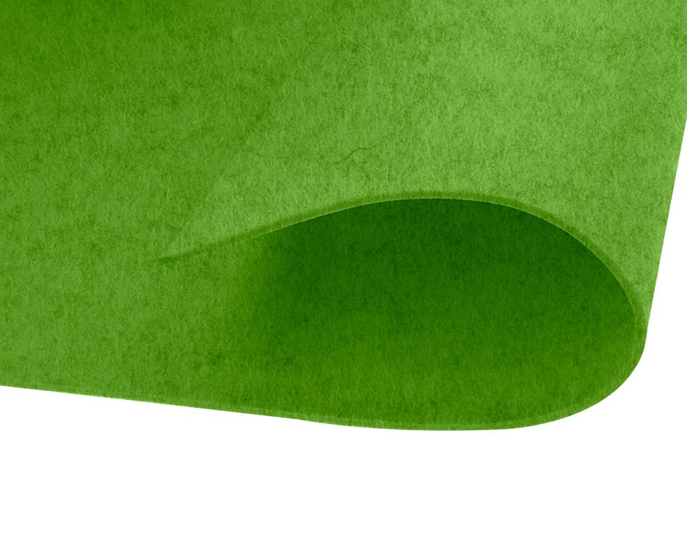 Citrus Green Acrylic Felt Sheets 20 x 30 cm x 1 mm. 160 g/m2 20u.