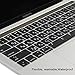 Batianda Russian Characters Keyboard Cover Skin for New Apple MacBook Pro 13 15 inch with Touch Bar 2019 2018 2017 & 2016 Release Premium Waterproof Silicone Keyboard Protector (Black)