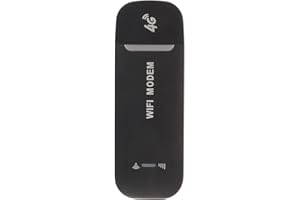 VELATEMOR 4G WiFi Router Stable Easy Connection USB Plug, 4G LTE Router for Hotspot Micro SIM Card Phone PC