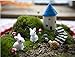 Ginsco 10pcs Miniature Fairy Garden Dollhouse Mediterranean Style DIY kit