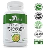 Premium Garcinia Cambogia Weight Loss Extract Capsules With 95% HCA, Carb Blocker & Fat Burner, Gluten Free Diet Pills, Appetite Suppressant And Weight Loss Pills.