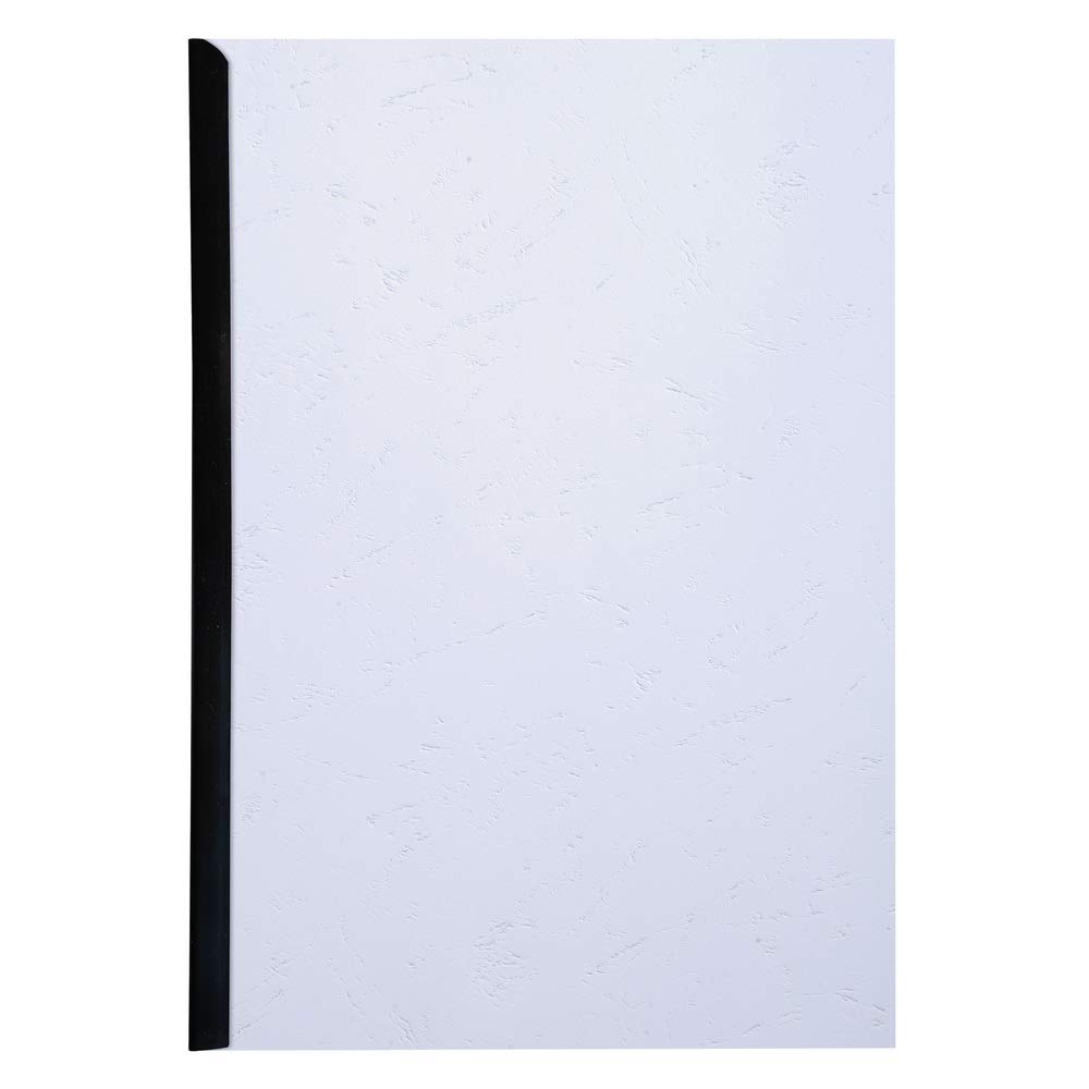Exacompta - Ref 2784C - Forever Collection - Recycled Rigid Presentation Covers - A4 (210 x 297mm), Leather Grain Effect, 270gsm Rigid Card - White (Pack of 100)