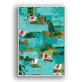 Framed Canvas Wall Art for Living Room, Bedroom Minimalist Abstract Canvas Prints for Modern Home Decoration Ready to Hang - 16"x24" inches