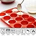 Semi Sphere Silicone Molds, 2 Pack Muffin Cupcake Baking Pan for Cake Jelly Pudding Chocolate Making Desserts Servings Domed Treats