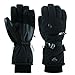 HIGHLOONG Men Waterproof Thinsulate Ski Snowboard Gloves Winter Warm Gloves Black (L,Standard)