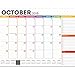 TF Publishing 19-8018A July 2018 - June 2019 Rainbow Dots Desk Pad Calendar, 22 x 17