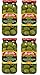 Mezzetta Italian Pitted Castelvetrano Green Olives -8 oz. Pack of 4 Jars