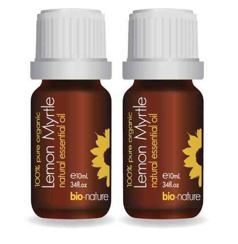 Bio-Nature 100% Pure Lemon Myrtle Essential Oil 10ml (PACK OF 2)