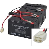 AlveyTech Premium 36 Volt Battery Pack for the Razor MX500 &amp; MX650 Dirt Rocket Dirt Bike (12 Ah Standard Range, All Versions) - Replacement Set of 3 Rechargeable AGM Batteries with Wiring Harness