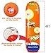 Novelty Place Kid's Inflatable Punching Bag - 4 Feet Tall Free Standing Socker Bopper Buddy - Hit & Bounce Back Air Bop Toy Fun for All Ages Boys Girls Fitness & Stress Relief