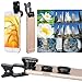 AnKooK 10-in-1 Camera Lens Kit 8x Telescope Lens + Macro Lens + Selfie Stick Monopod + Bluetooth Remote Control + Mini Tripod for Iphone Samsung Galaxy Edge Note 2 3 4 HTC and Smartphones SMT011B