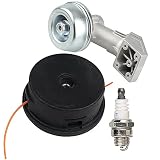 Gear Box Head Housing with 25-2 Bump Feed Trimmer Head for STIHL FS80 FS81 FS85 FS86 FS87 FS100 FS106 FS108 FS110 FS120 FS130 FS200 FS250 Trimmer Weedeater
