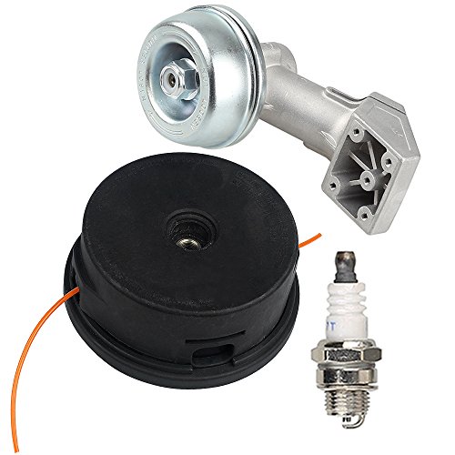 Gear Box Head Housing with 25-2 Bump Feed Trimmer Head for STIHL FS80 FS81 FS85 FS86 FS87 FS100 FS106 FS108 FS110 FS120 FS130 FS200 FS250 Trimmer Weedeater