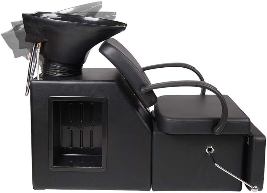 Polar Aurora Adjustable Shampoo Barber Backwash Chair Salon&Spa Barber Chair ABS Plastic Bowl Sink Unit Station Beauty Spa Salon Equipment: Kitchen & Dining