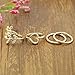 Susenstone(TM) Black Friday Fashion 4PC Gold Plated Leaf Heart Joint Knuckle Nail Ring Set of Four Rings