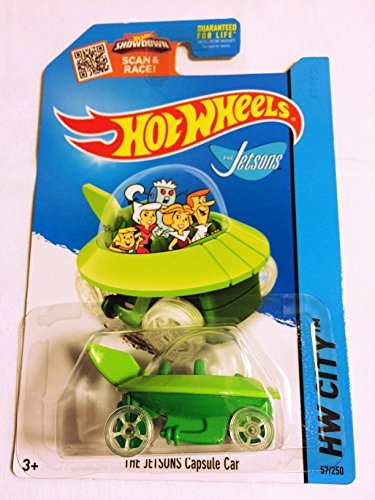 Hot Wheels, 2015 HW City, The Jetsons Capsule Car #57/250