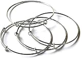 6 Pc Inspired Expandable Bangle Adjustable Charm Bracelet