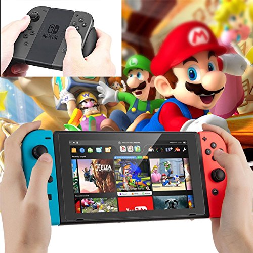 Joy-con Replacement Latches for Nintendo Switch, Yoelike Metal Lock Buckles Repair Tools Kit for Nintendo Switch NS Joy Con with Screwdrivers (Silver)