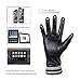 Womens Winter Genuine Sheepskin Leather Gloves, Warm Touchscreen Texting Cashmere Lined Driving Motorcycle Dress Gloves