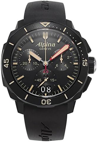 Alpina Men's Analog Quartz Watch with Rubber Strap AL-372LBBG4FBV6