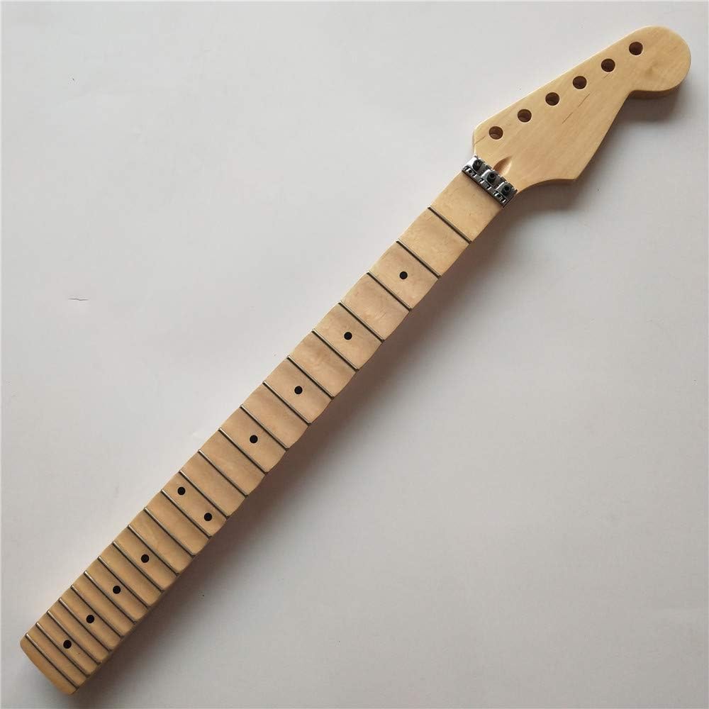Full scalloped Guitar Neck Replacement 22 Fret Maple ST style maple fingerboard Floyd rose nut