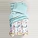 dream FACTORY Kids 7-Piece Complete Set Easy-Wash Super Soft Microfiber Comforter Bedding, Full, Light Blue Mermaid Dreams