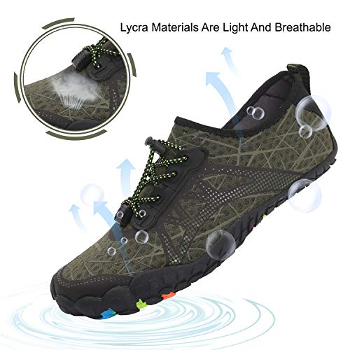 Spesoul Womens Mens Water Sports Shoes Outdoor Quick Dry Barefoot Athletic Aqua Shoe for Beach Swim Pool Surf Diving Yoga