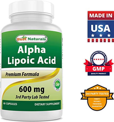 Best Naturals Acetyl L-Carnitine 500 Mg & Alpha Lipoic Acid 600 mg