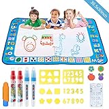 Water Doodle Mat, YEEGO Magic Doodle Water Drawing Mat Extra Large Size 39.5