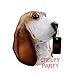 CreepyParty Deluxe Novelty Halloween Latex Animal Dog Head Mask (Basset Hound)