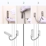 KAFENDA Security Chain Door Lock Heavy Duty Stainless Steel 170mm Chain view 5