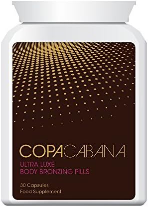 Copacabana Ultra Luxe Body Bronzing Pills TABLETS DEEP DARK BROWN GOLDEN TAN GUARANTEED by Copacabana