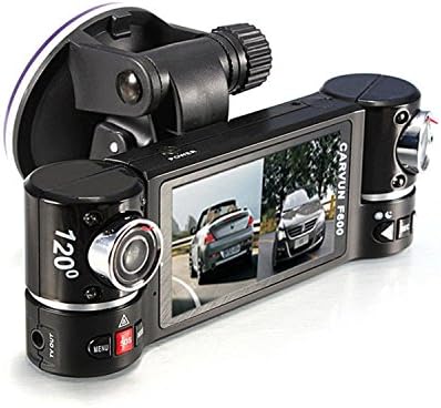 Vahulawa 2.7" F600 HD Dual Camera Lens Car Vehicle DVR Cam Dash Video Recorder 8 IR Lights SOS With Night Vision
