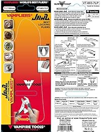 VAMPLIERS JAWZ 7.5" BEST SCREW EXTRACTION LOCKING PLIERS, "World's Best Pliers" for Damage, Rusted,Stripped,Security,Specialty Screws Nueces and Bolts. VT 003 7LP es el mejor regalo para cualquier temporada.