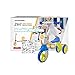 Swagtron K2 Three-Wheel Transforming Scooter & Balance Trike, 2-in-1 Adjustable Ride-On for Kids Age 2-5, Blue