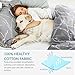 Bedsure 100% Cotton Kids Duvet Cover Sets Full Queen Size Grey Ivory Reversible Kids Duvet Cover (1 Duvet Cover)