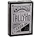 Ellusionist Tally-Ho Viper Fan Back Playing Cards - Black with Silver Metallic Finish