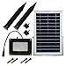 Ultra Bright Solar Flood Light Outdoor with Long Cable - Waterproof Wireless Solar Powered Security White Spotlight Wide Area Lighting for Garden, Wall, Driveway, Deck, Patio, Farm, Pathway, Street