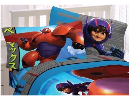 Childrens, Kids, Toddlers, Twin Size Bedding Comforter Sets (Big Hero 6)