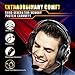 ONIKUMA Gaming Headset [New Version] for PS4，Xbox One, Noise Cancelling Over-Ear Headphones with Mic, Stereo Bass Surround & RGB LED Light, Soft Memory Earmuff for PC Laptop Mac Nintendo Switch Gamesthumb 3