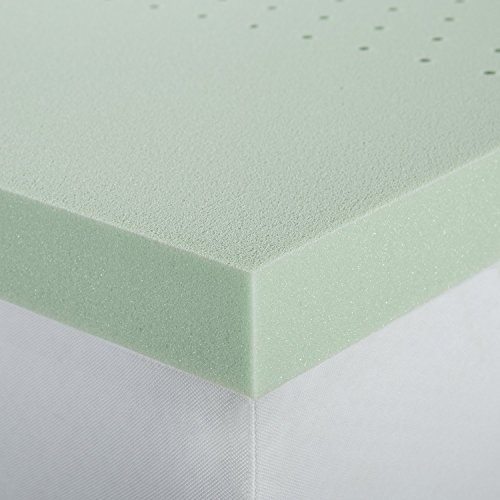 Zinus 2 Inch Green Tea Memory Foam Mattress Topper, King Pricepulse
