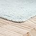 Cotton Bath Mat Set- 2 Piece 100 Percent Cotton Mats- Reversible, Soft, Absorbent and Machine Washable Bathroom Rugs By Lavish Home (Seafoam)