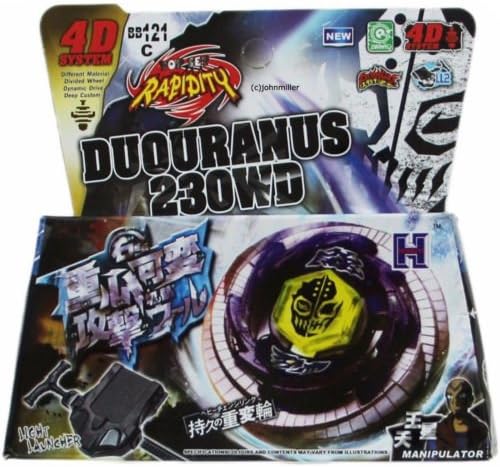 Beyblade Duo Uranus Ice-Titan Starter Set Launcher & Ripcord in RETAIL PACKAGING
