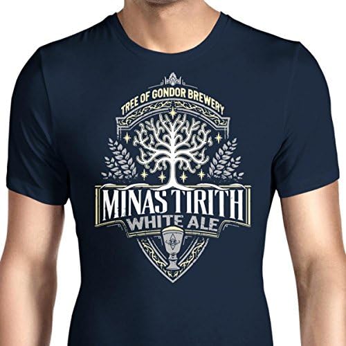 HONGRONG Men's Minas Tirith White Ale Unique Design Tshirt Fashion Tee