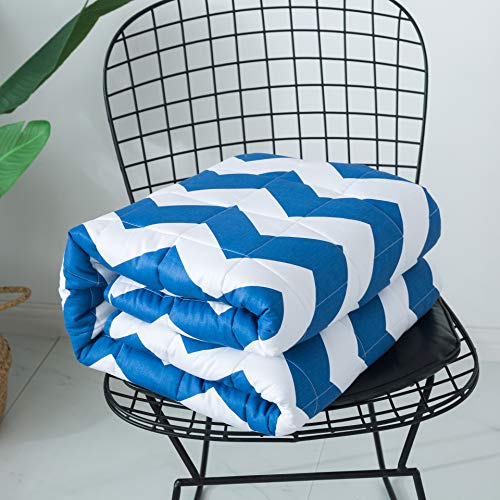 Joyvus Weighted Blanket 15 lbs with Matching Pillow Covers ( 60x80