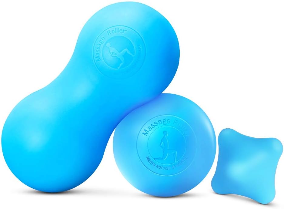 KOOLSEN Lacrosse Massage Ball for Myofascial Release, Deep Tissue, Muscle Knots, Yoga and Trigger Point Therapy. 100% Solid Silica Gel Construction - 2 Firm Balls: Health & Personal Care